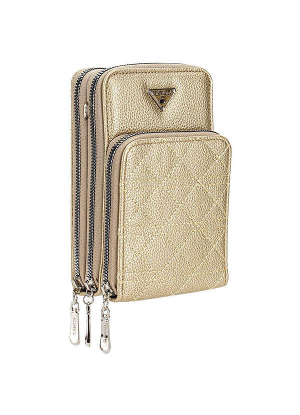 H.e - Bolsa Feminina Transversal H.E Fr34 Ouro 3