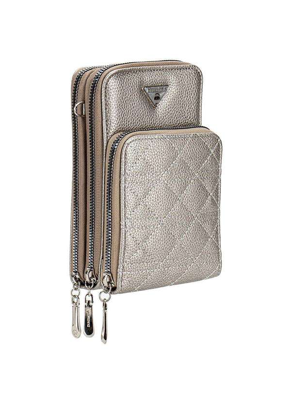 H.e - Bolsa Feminina Transversal H.E Fr34 Prata 3