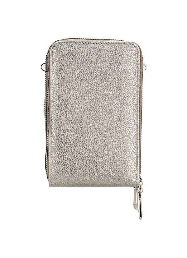 H.e - Bolsa Feminina Transversal H.E Fr34 Prata 4