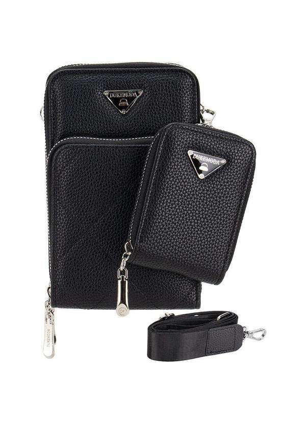 H.e - Bolsa Feminina Transversal H.E Fr40 Preto