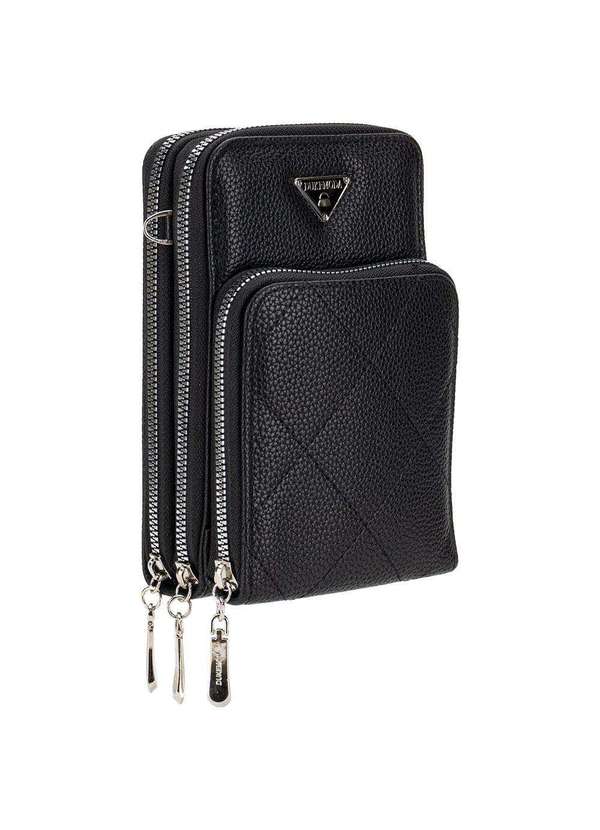 H.e - Bolsa Feminina Transversal H.E Fr40 Preto 3