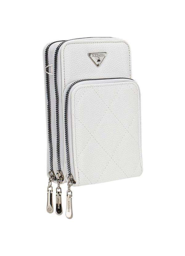 H.e - Bolsa Feminina Transversal H.E Fr40 Branco 3