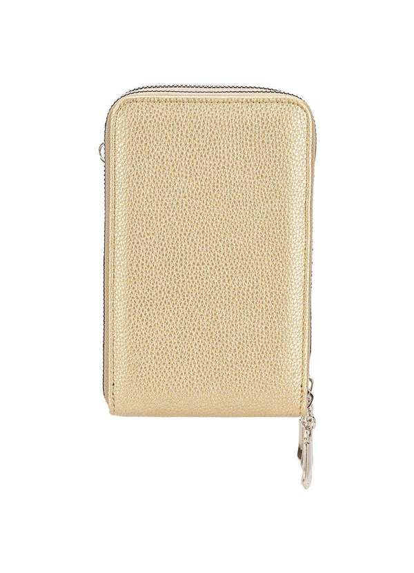 H.e - Bolsa Feminina Transversal H.E Fr40 Ouro 4