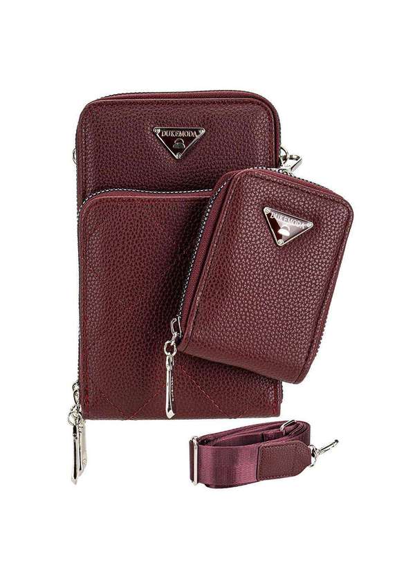 H.e - Bolsa Feminina Transversal H.E Fr40 Vinho