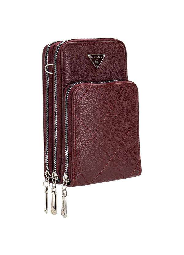 H.e - Bolsa Feminina Transversal H.E Fr40 Vinho 3