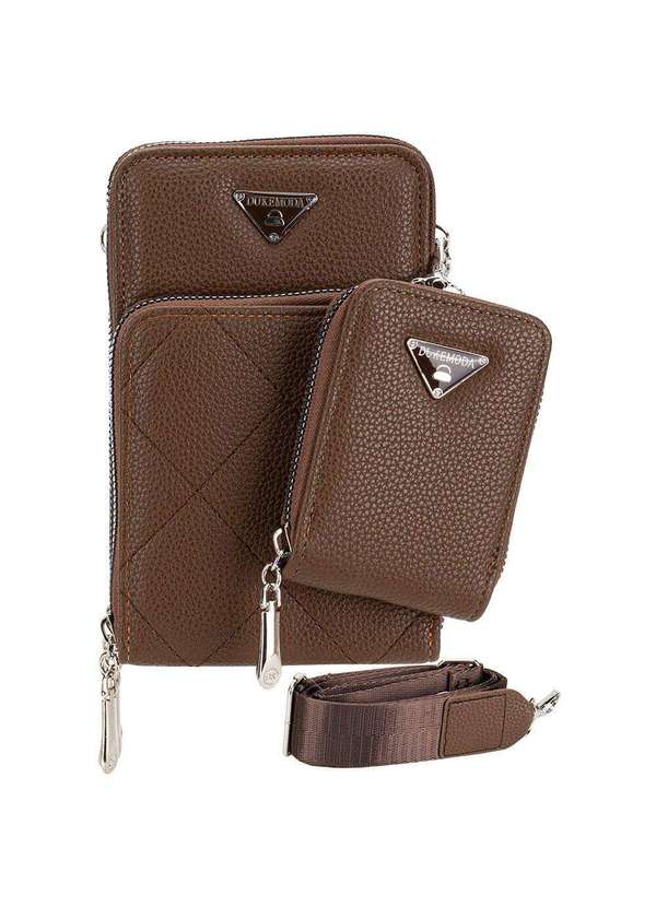 H.e - Bolsa Feminina Transversal H.E Fr40 Marrom