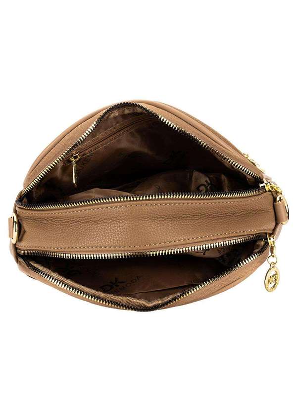 H.e - Bolsa Feminina Transversal H.E Gh385 - Caqui 4