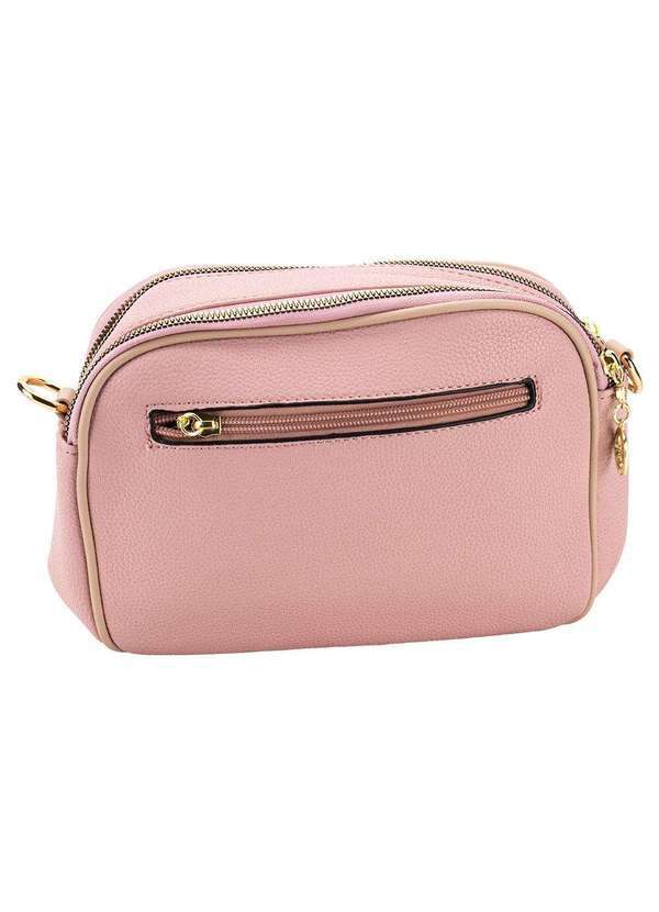 H.e - Bolsa Feminina Transversal H.E Gh386 - Rosa 3