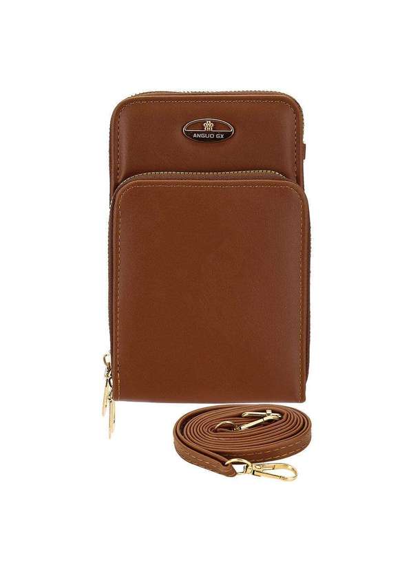 H.e - Bolsa Feminina Transversal H.E Gx5001 - Camel