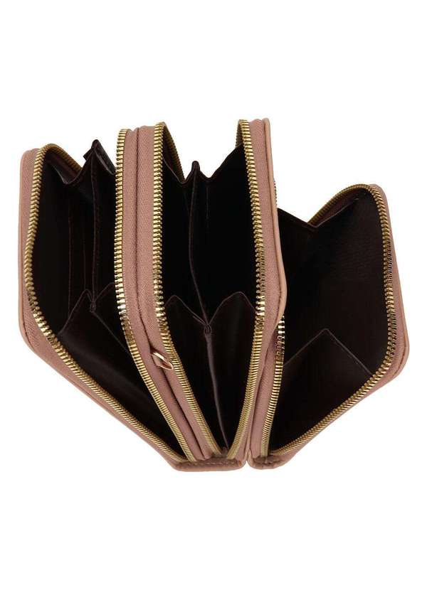 H.e - Bolsa Feminina Transversal H.E Gx5001 - Bege 4