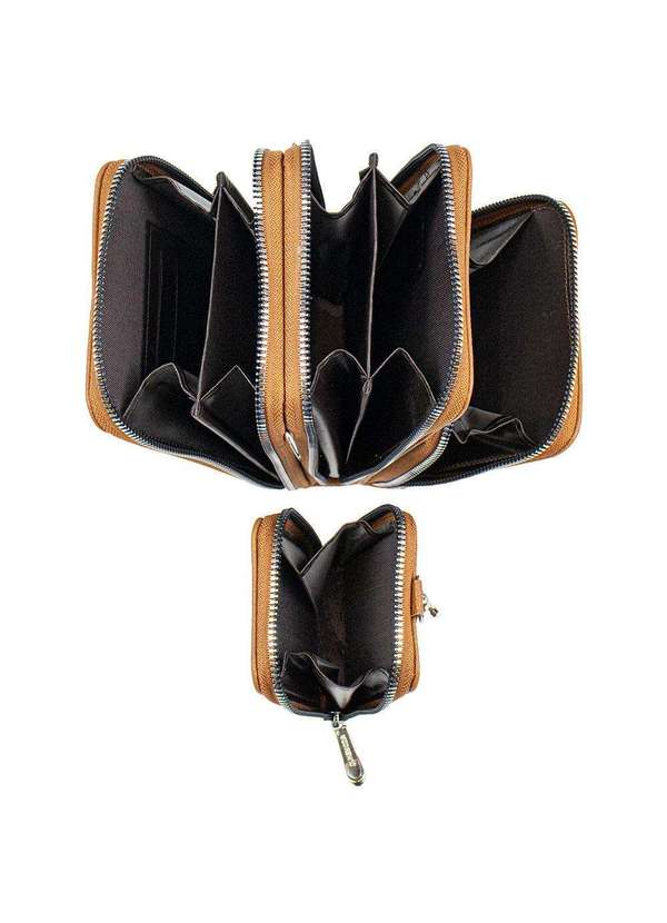 H.e - Bolsa Feminina Transversal H.E H2010 Ouro 5