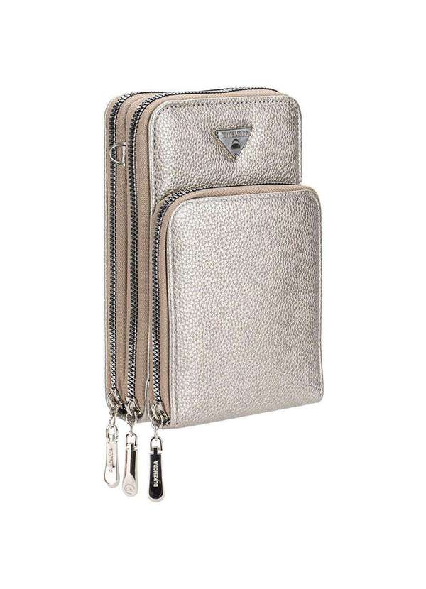 H.e - Bolsa Feminina Transversal H.E H2010 Prata 3