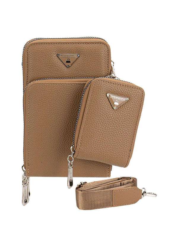 H.e - Bolsa Feminina Transversal H.E H2010 Caqui