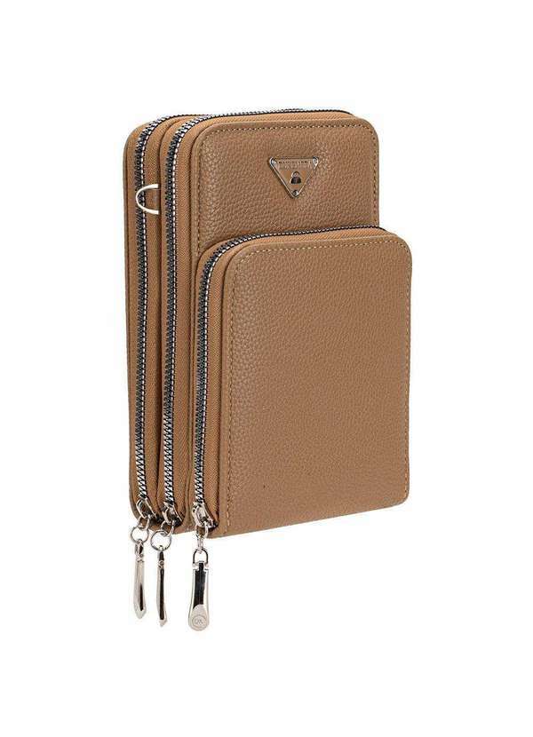 H.e - Bolsa Feminina Transversal H.E H2010 Caqui 3