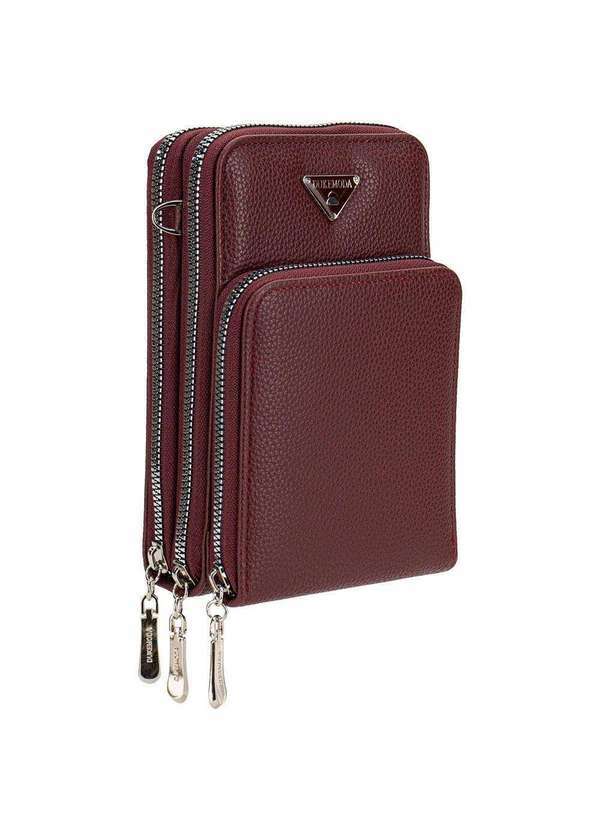 H.e - Bolsa Feminina Transversal H.E H2010 Vinho 3