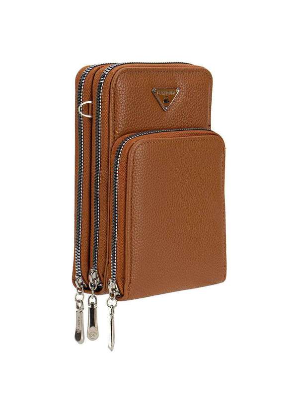 H.e - Bolsa Feminina Transversal H.E H2010 Caramelo 3