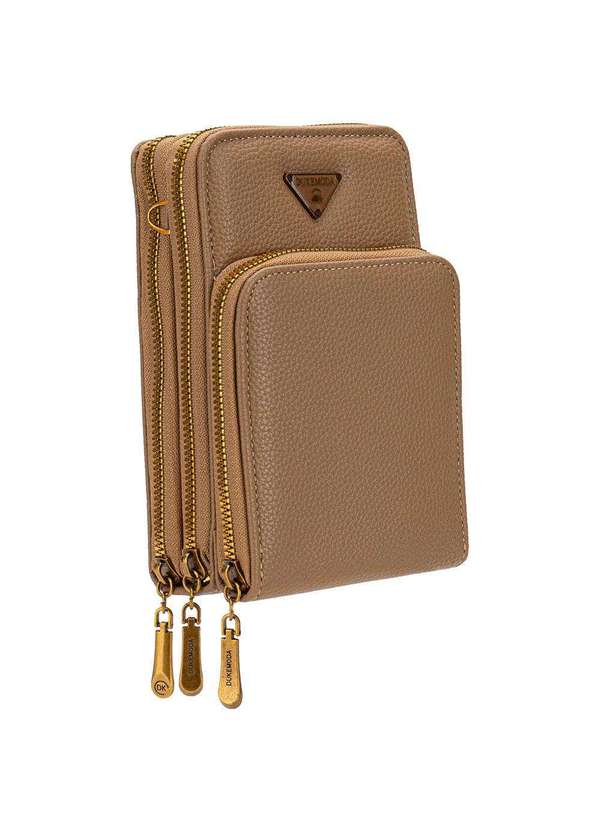 H.e - Bolsa Feminina Transversal H.E H2010 Camel 3