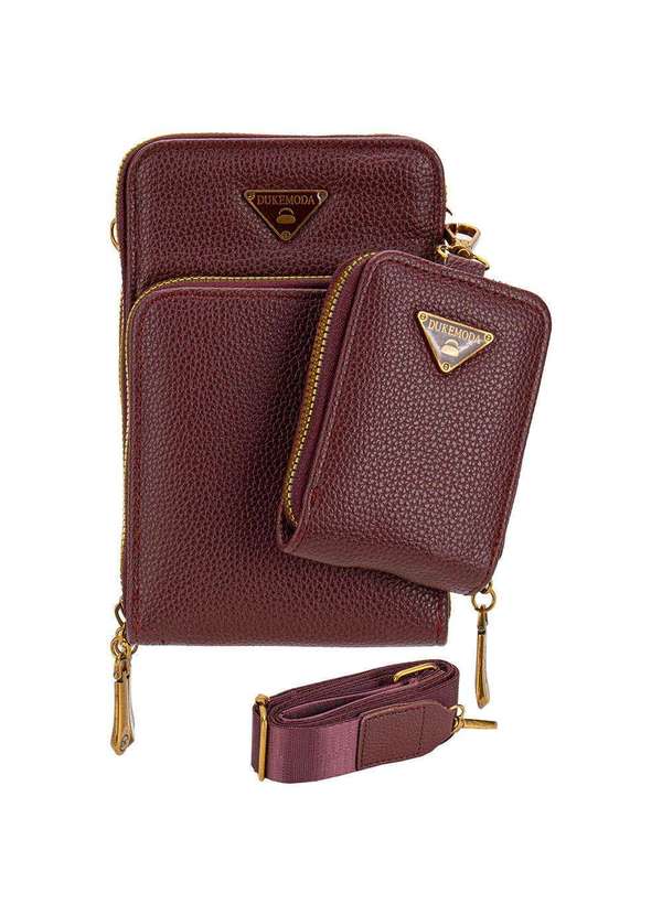 H.e - Bolsa Feminina Transversal H.E H2010 Vinho 01