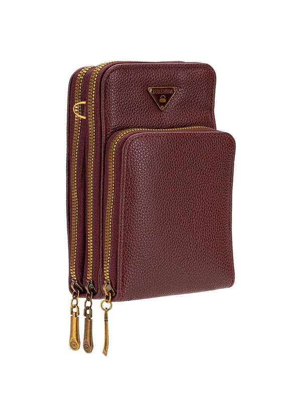 H.e - Bolsa Feminina Transversal H.E H2010 Vinho 01 3