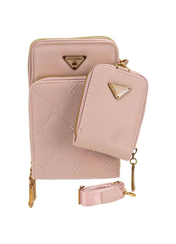 H.e - Bolsa Feminina Transversal H.E H2013 Rosa