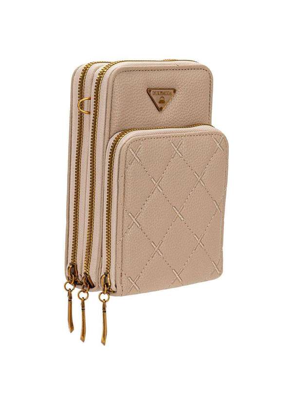 H.e - Bolsa Feminina Transversal H.E H2013 Bege 3