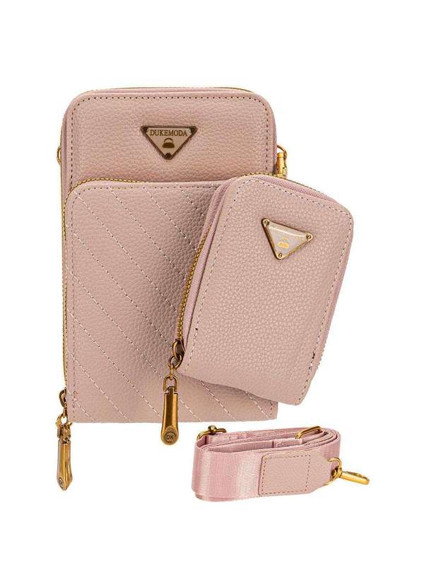 H.e - Bolsa Feminina Transversal H.E H2017 Rosa