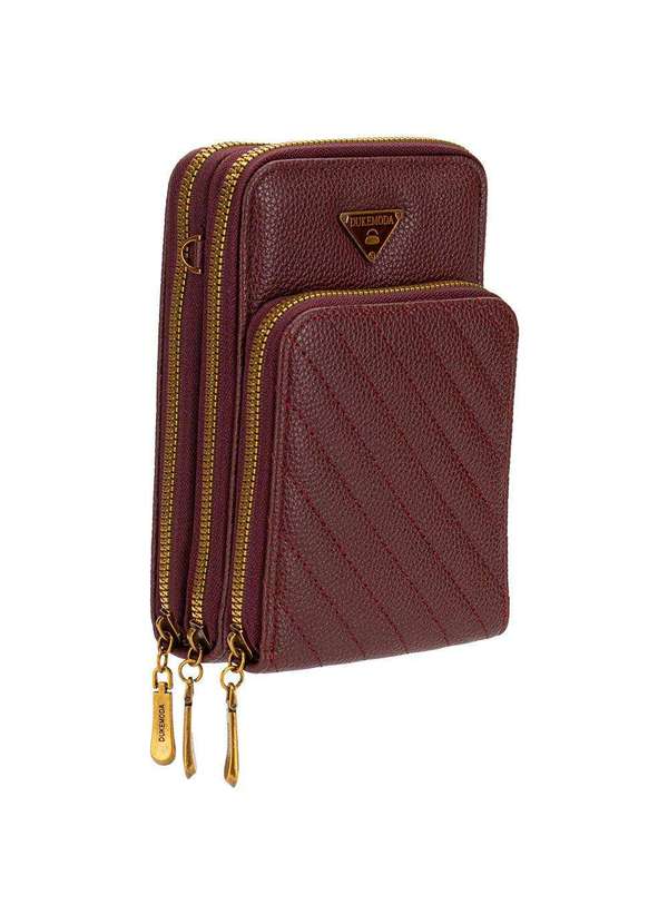 H.e - Bolsa Feminina Transversal H.E H2017 Vinho 3