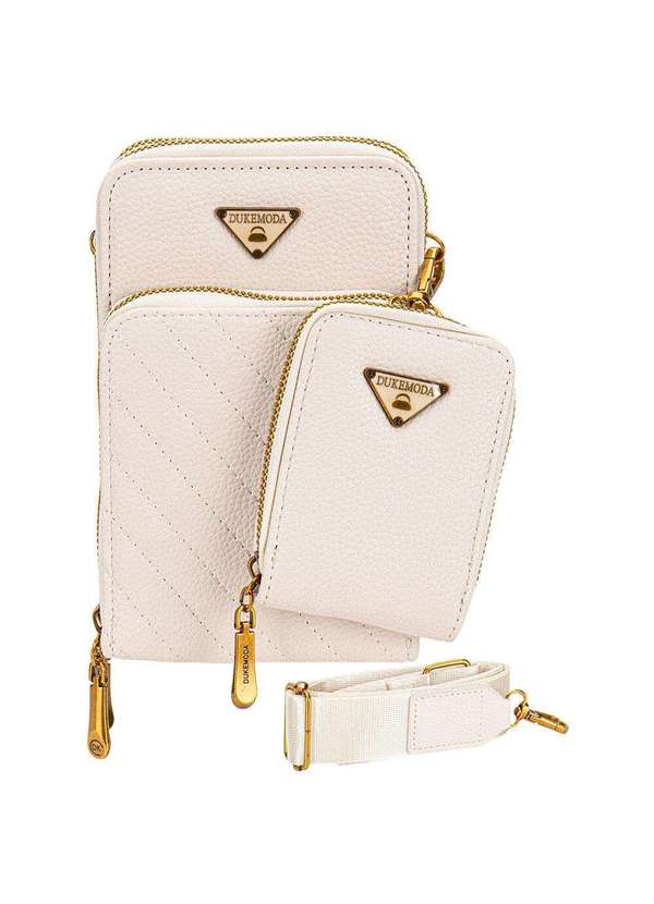 H.e - Bolsa Feminina Transversal H.E H2017 Marfim