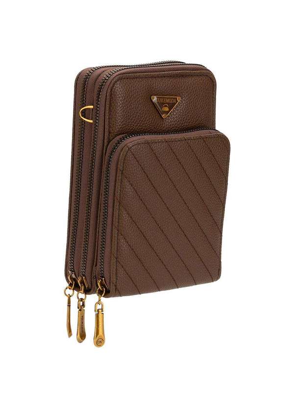 H.e - Bolsa Feminina Transversal H.E H2017 Marrom 3