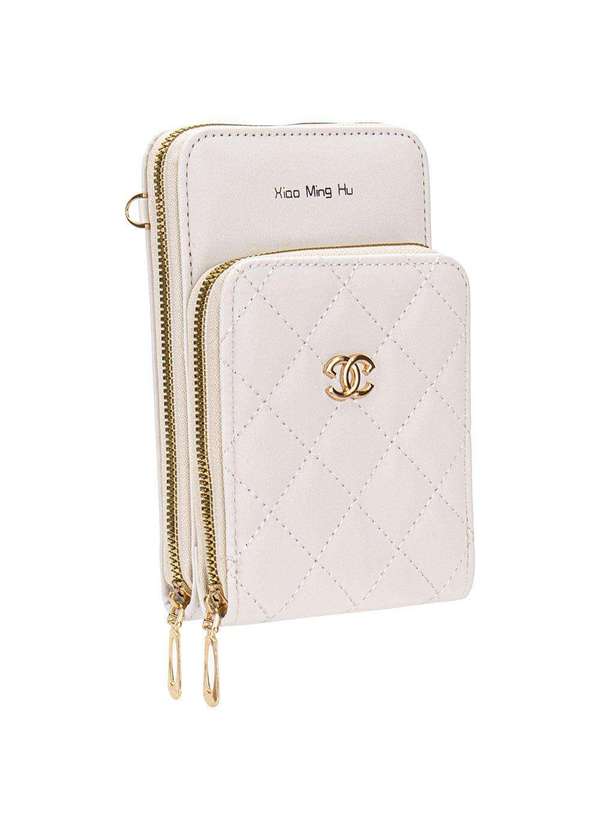 H.e - Bolsa Feminina Transversal H.E Pr1032 - Branco 2