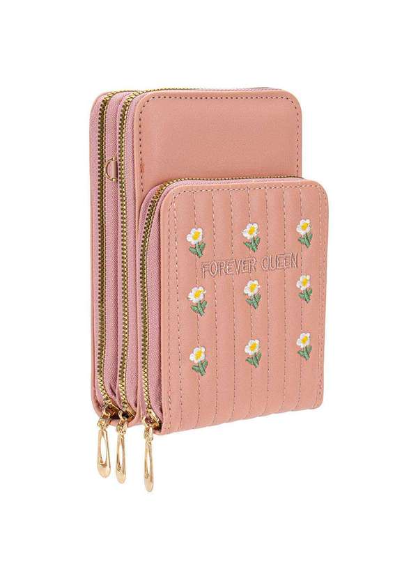 H.e - Bolsa Feminina Transversal H.E Pr1033 - Rosa 2