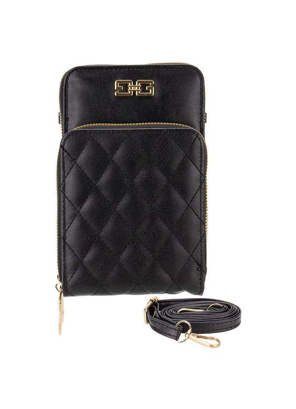 H.e - Bolsa Feminina Transversal H.E Pr1034 - Preto
