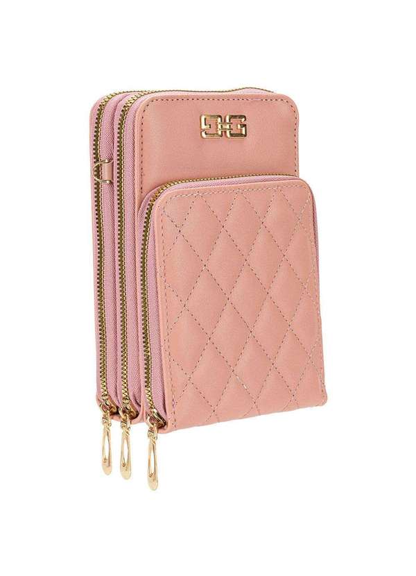 H.e - Bolsa Feminina Transversal H.E Pr1034 - Rosa 2