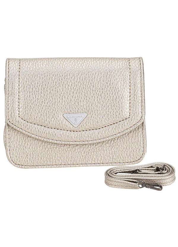 H.e - Bolsa Feminina Transversal H.E Q9441 Prata