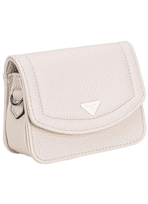 H.e - Bolsa Feminina Transversal H.E Q9441 Branco/Off 3
