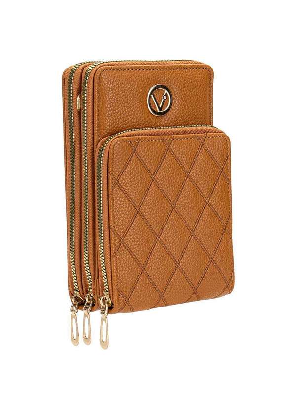 H.e - Bolsa Feminina Transversal H.E Sjb-F13 Caramelo 3