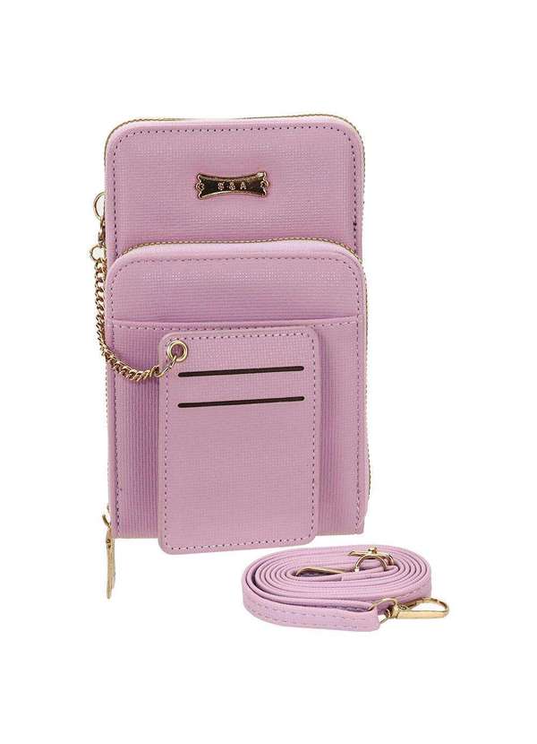 H.e - Bolsa Feminina Transversal H.E Sq2397 - Lilás