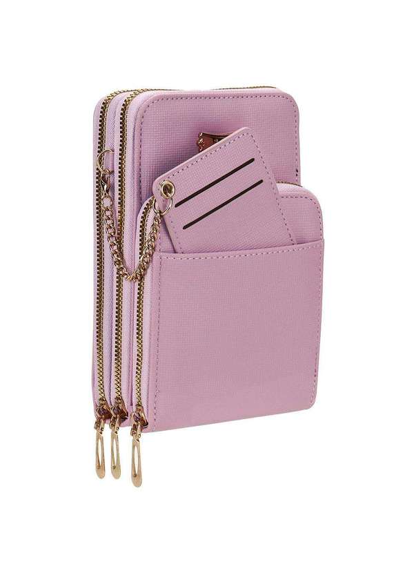 H.e - Bolsa Feminina Transversal H.E Sq2397 - Lilás 2