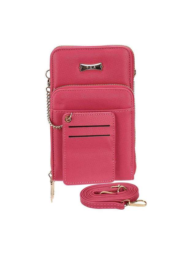 H.e - Bolsa Feminina Transversal H.E Sq2397 - Pink