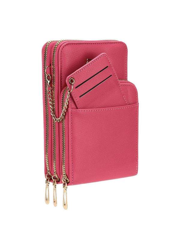 H.e - Bolsa Feminina Transversal H.E Sq2397 - Pink 2