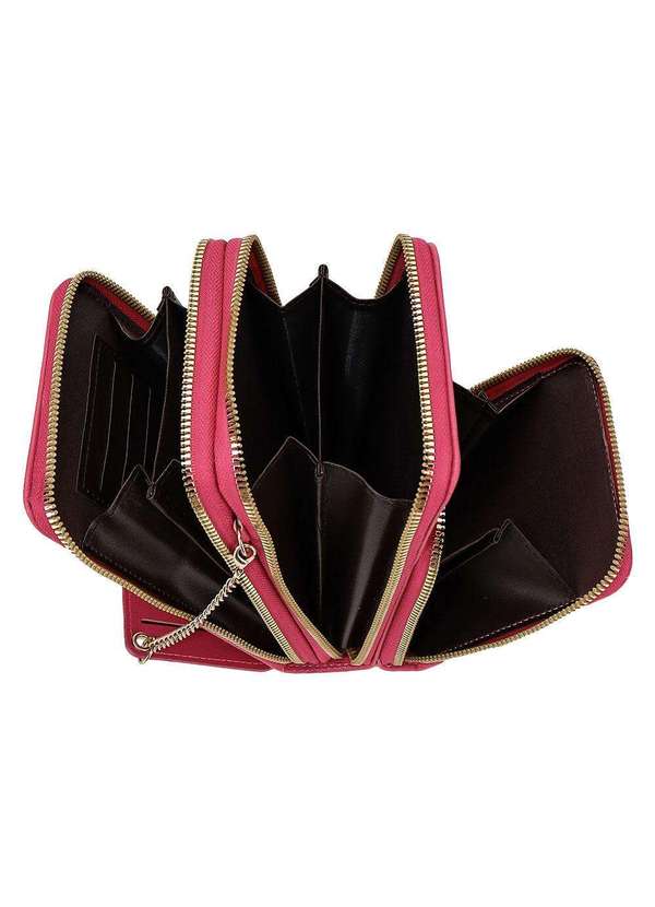 H.e - Bolsa Feminina Transversal H.E Sq2397 - Pink 4