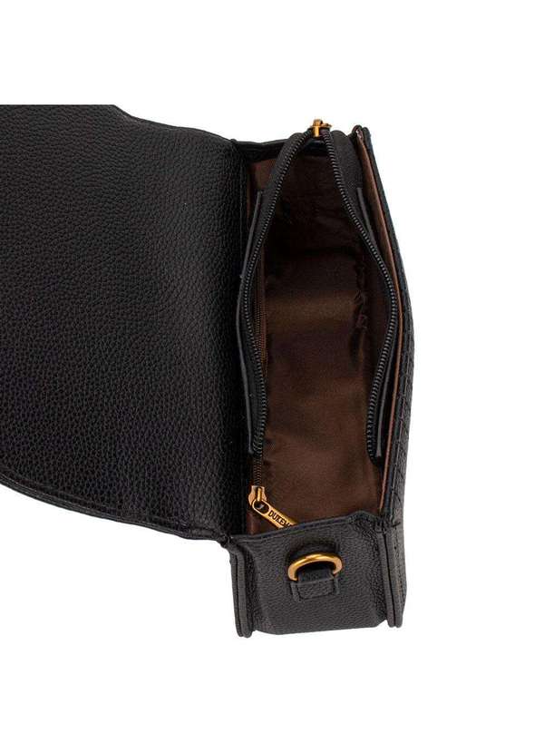 H.e - Bolsa Feminina Transversal H.E Sx6027 - Preto 5