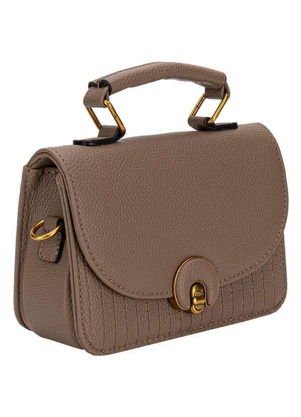 H.e - Bolsa Feminina Transversal H.E Sx6027 - Taupe 3