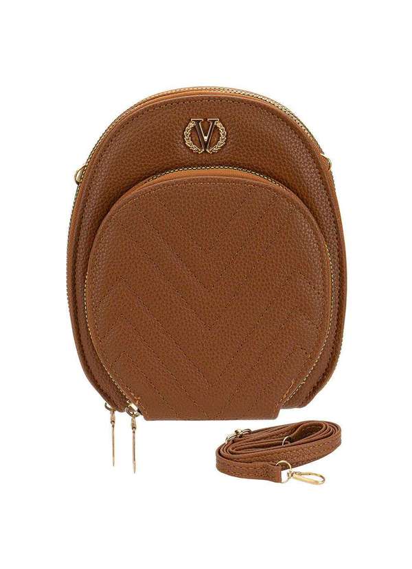 H.e - Bolsa Feminina Transversal H.E W09 Caramelo