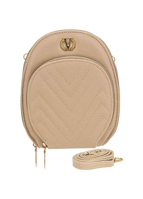 H.e - Bolsa Feminina Transversal H.E W09 Bege