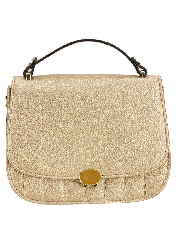 H.e - Bolsa Feminina Transversal H.E Ww115 - Ouro
