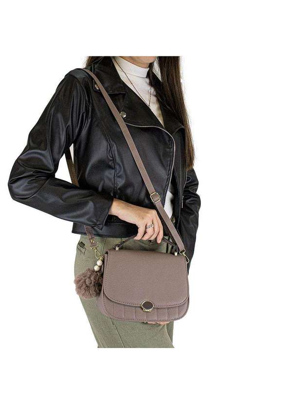 H.e - Bolsa Feminina Transversal H.E Ww115 - Ouro 2