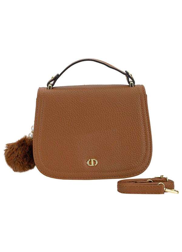 H.e - Bolsa Feminina Transversal H.E Ww118 - Caramelo