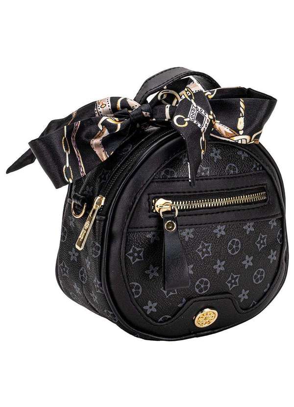 H.e - Bolsa Feminina Transversal H.E Xb8370 Preto 3