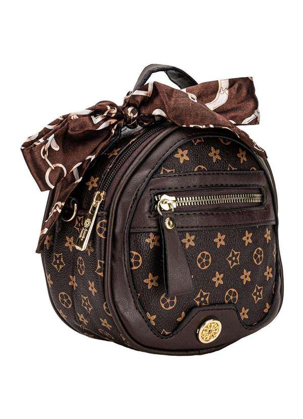 H.e - Bolsa Feminina Transversal H.E Xb8370 Café 3